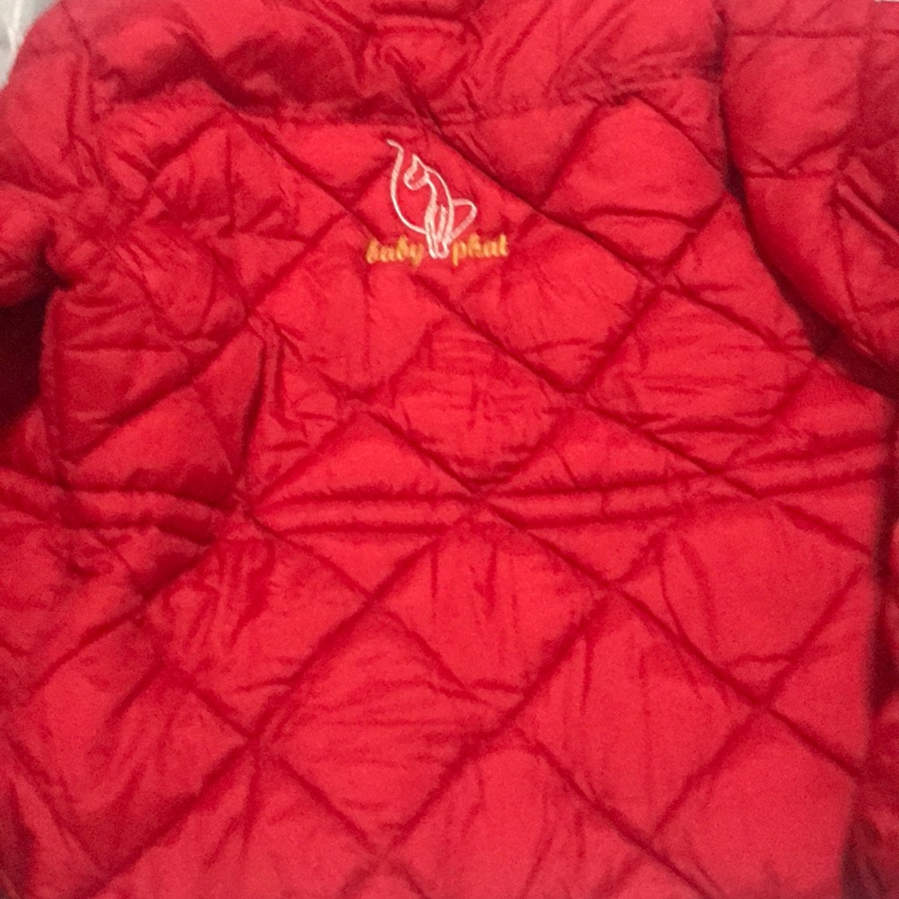 Retro Red Baby Phat Coat Size L